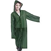 Boolavard Adult Unisex Reusable Waterproof Rain Coat Portable Rain Jacket Poncho for Outdoor 150 * 65cm