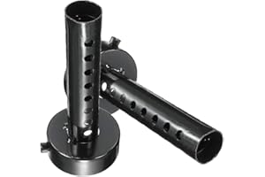 TOTMOX 2PCs 48mm Silencieux d'échappement universel pour moto DB Killer Silencieux d'échappement 48mm - Noir