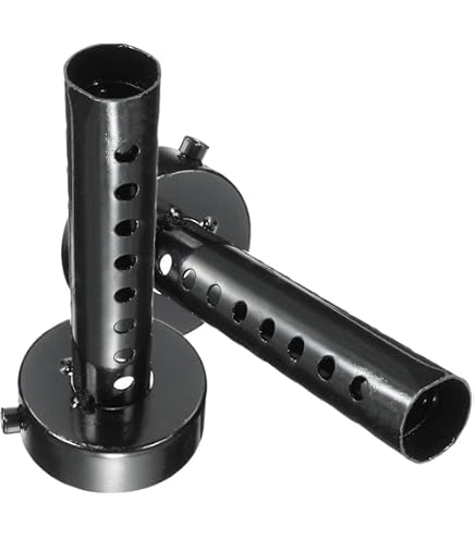 Baceyong - Silencieux D'Échappement Universel Pour Moto 45mm - DB Killer Amovible Noir/Argent - 135mm