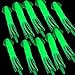Produktbild philna12 Glow Octopus Tintenfisch Angeln Batis Fish Köder Köder Luminous Fanghaken