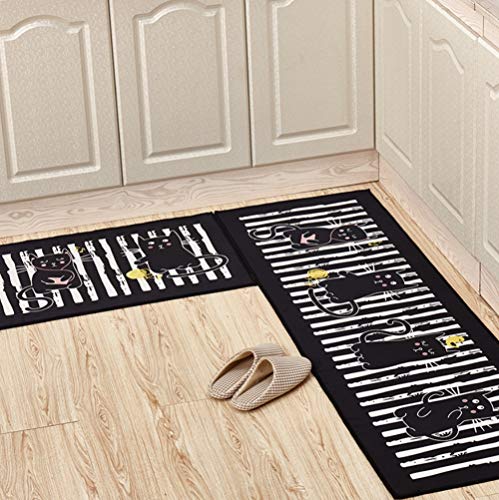 Non-slip rectangle Doormats, non-shedding stain resistant Anti Bacterial Area Rugs Soft fluffy Hardwearing Durable Ecological Easy care for bedroom living room kids bedroom Nursery Rugs,7,40*160cm