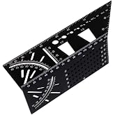 TROY 25901 Al&uuml;minyum Kırlangı&ccedil; Ge&ccedil;me İşaretleme G&ouml;nyesi, 215mm