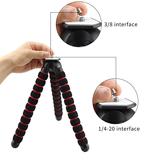 SHOOT Flexible Esponja Soporte del Trípode para DSLR Sin Espejo Cámaras Compactas y Réflex Camcordey Gran Tamaño Adicional