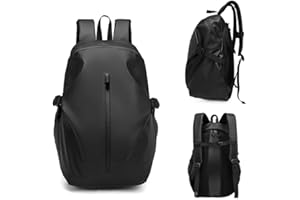 mjmoto Zaino da moto, riflettente per casco da moto, zaino per uomo e donna, zaino da viaggio impermeabile a tracolla