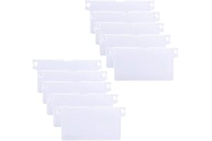 HO2NLE 10pcs Contrapeso Cortina Vertical 127mm, Kit de Reparación Persianas Verticales Blinds Plástico Contrapesos para Vertical Blinds Cortinas Verticales Lamas Laminillas Inferiores Impuesto