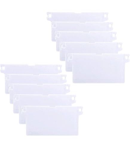 Poids De Store Vertical 89mm - Lot De 10 Blanc - Réparation Sans Outil