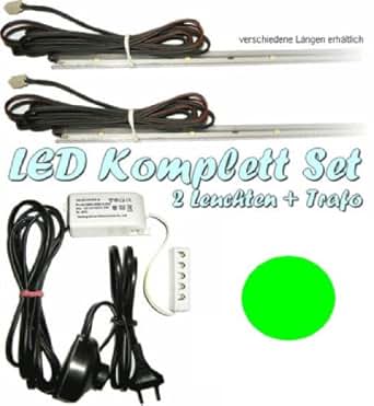 LED Glasbodenbeleuchtung 2er Kompl.-Set 360mm, grün: Amazon.de: Beleuchtung