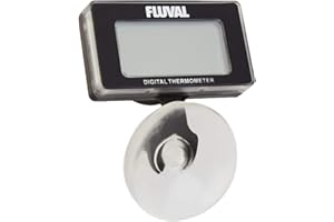 FLUVAL Thermomètre Numérique avec Ventouse/Affichage en Degré Celsius pour Aquarium, noir