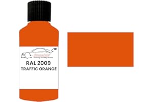 Xtremeauto RAL 2009 Traffic orange GLOSS TOUCH UP PAINT BRUSH REPAIR SCRATCH UPVC PVC METAL WOOD