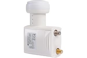 OPTICUMRED RED OPTICUM SCR 4-UB 1 Legacy LNB Unicable - Sat CR LNB mit 4 Userbändern und 1x Legacy Ausgang zum Direktanschluss - Full HD 3D UHD 4K Ready - Unicable LNB inkl. Wetterschutz - Einkabelsystem