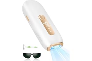 Glattol Epilatore Luce Pulsata con 999.900 Lampi, Epilatore Laser 3 in 1 per HR/SC/RA, 9 Livelli di Energia Regolabili per Viso, Linea Bikini, Depilatore Luce Pulsata per Uomini e Donne, Auto&Manuale