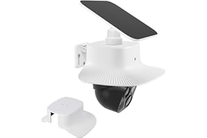 ROKOLOOM Rain Cover for eufy Security SoloCam S340 - UV Resistant ABS Weather Protection, Rain and Sun Protection, Perfect Fit