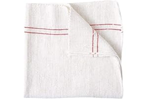 Alanna Jones Professional Quality Heavy Duty 100% Natural Cotton Bleached Oven Cloth Heat Resistant Cloth Kitchen Caterer Accessories 19"x34" (48cm x 86cm) Set of 5 (5)