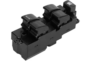 AMONIDA Interrupteur de Lève-vitre électrique, Interrupteur de Commande Principal de Lève-vitre électrique UB9D 66 350 pour Ford Ranger T6 2012 à 2016 (droite)