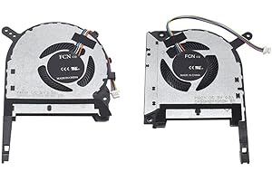 LILITOK GPU CPU Cooling Fans Compatible for ASUS TUF Gaming A15 FA506 IV FA506IU FA506IH FX506 IU FX506LH Cooler Radiator Replacement Laptop Parts (CPU+GPU)