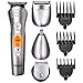Tezam Multi Grooming Kit Set 7 in 1 - Hair Clipper, Nose Hair Trimmer, Moustache Beards Shaver