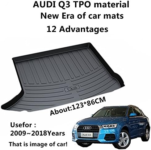 AUNAZZ/Trunk Mat Cover TPO Material Rubber Rear Trunk Cargo Liner Trunk Tray Floor Mat Cover 1 PCS Antibacterial, Waterproof, Odorless