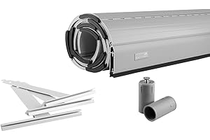 Schellenberg Rolladen Maßanfertigung, Rolladenpanzer Aluminium, Auswählbar: Breite 50-200 cm, Höhe 100-230 cm, System Maxi, Farben Grau, Anthrazit, Silber, Weiß