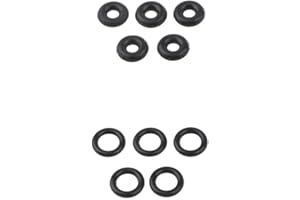 MagiDeal 10 Pezzi Campeggio Fornello di Ricarica Gas O Ring Serbatoio Gas Guarnizione in Gomma 5mm 12mm