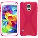 Produktbild PhoneNatic Case für Samsung Galaxy S5 Neo Hülle Silikon pink X-Style Cover Galaxy S5 Neo Tasche + 2 Schutzfolien