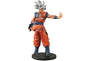 XRHOT Goku Figuren, Super Saiya Goku Action Spielzeug Anime Charakter Action Modell Statue Dekoration Zubehör Kinder Erwachsene Sammler Spielzeug Animierte Charakter Modell Geschenk 23CM