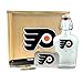 Produktbild würdiger Werbe Herren NHL Philadelphia Flyers Gentlemen 's Geschenk box-toiletry Edition 1–250 ml Glas Schwingdeckel Flasche, 2-brass Kragenstäbchen, 1-large mint Zinn, 1-comb, Tan, 25,4 x 22,9 x 9,5 cm