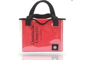 Peercrimit Transparente Tasche für Habersack| Deutsche Gesetze | für Universität und Juristen - ideal für Studium und Bibliothek (Durchsichtig)