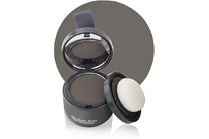 SOVONCARE Sofortige Haarlinie Pulver Haarlinie Schatten Haarabdeckung Haarwurzel Touch Up für dünnes Haar für Frauen Haarwurzel Abdeckung Deckt Haarausfall Dünne Haarabdeckung Pulver (Grau)