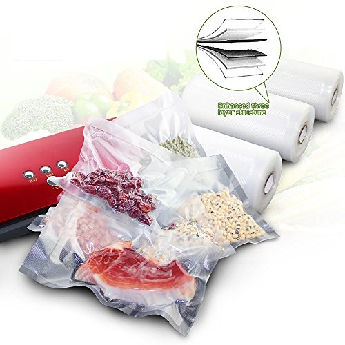 Vakuumier Rollen Profi-Folienrollen 28cm x 500cm ( 2 Roll ) - 5