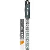 Microplane Zester mutfak rendesi, antrasit gri, narenciye, parmesan, zencefil, &ccedil;ikolata ve hindistan cevizi i&ccedil;in, ince paslan