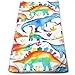 Produktbild Rainbow Watercolour Dinosaurs Multi-Purpose Microfiber Towel Ultra Compact Super Absorbent and Fast Drying Sports Towel Travel Towel Beach Towel Perfect for Camping, Gym, Swimming.