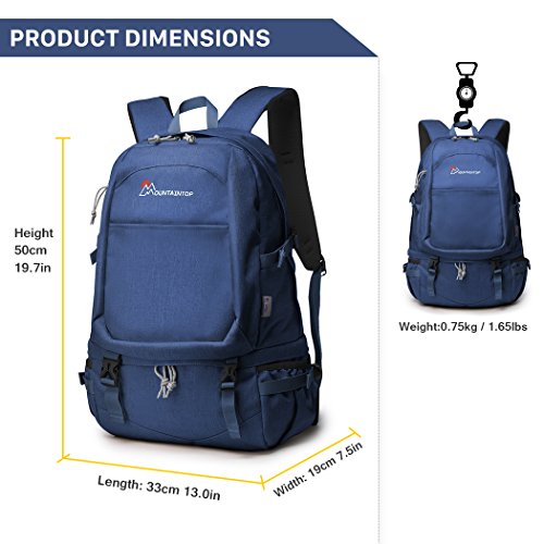 Mountaintop 30L Casual Camping Rucksack Daypack Teen School Rucksack, 44 x 28 x 13 cm - 2