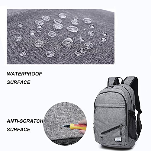 DailyStar Laptop-Rucksack  f  r 39 6-cm-Laptops  15 6  Zoll   Rucksack mit USB-Ladeanschluss  Diebstahlsicher  leichtes Gewicht  f  r M  nner   Frauen