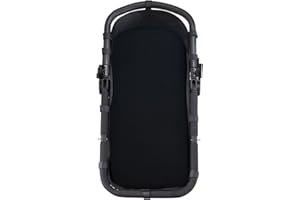 JYOKO Kids Sábana para Capazo de algodón, Ajustable con elástico para Moisés, Carrito de Bebé, Cochecito y Silla de Paseo (Black Series)