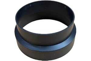BEDDOES PRODUCTS 110mm to 100mm Duct Reducer Pipe Connector for Extractor Fan and Ventilation Units