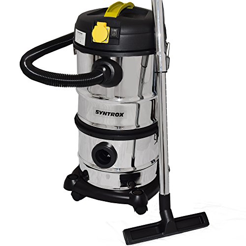 Syntrox Germany 4 in 1 2000 Watt Edelstahl 35 Liter Aschesauger mit Motor Feinstaubsauger Aschestaubsauger - 3