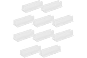 Neon Rope Light Clips Mounting - 10 Piece Clear Waterproof Led Strip Clip Brackets | Adhesive Wall Mount Holder for Govee and