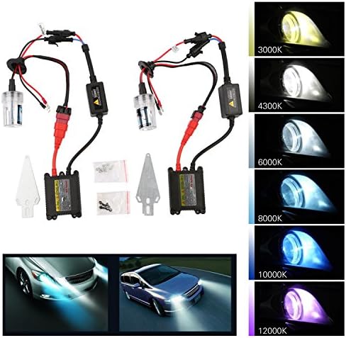 BESDATA 9006/HB4 HID Xenon Headlamp Low Beam Conversion Kit Slim Ballast For 6000K 35W - Super Bright - High Quanlity Bulbs - PL806
