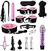 Produktbild 14 STÜCKE Plüsch Bundles Binding Set Neuheit Spezielle Handschellen Knöchel Augenmaske Choker Kostüm SM Kit Zurrgurt Kostüm Flirten Spielzeug Nylon Sexspielzeug