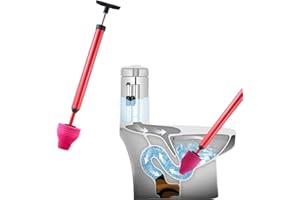 GARTIAGE Toilet Unblocker, 2025 New Plunger Toilet Unblocker, Toilet Plungers for Unblocking,Toilet Plunger,Toilet Unblocker Heavy Duty，Drain Unblocker，Toilet Unblocker Tools，Plunger Shower Unblocker.