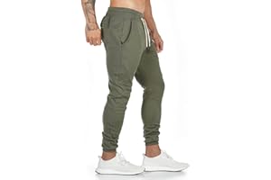 CMTOP Pantalón Jogger Slim Fit para Hombre Casual Jogging Algodón Hombre Pantalones Jogger Deportivo Entrenamiento Fitness