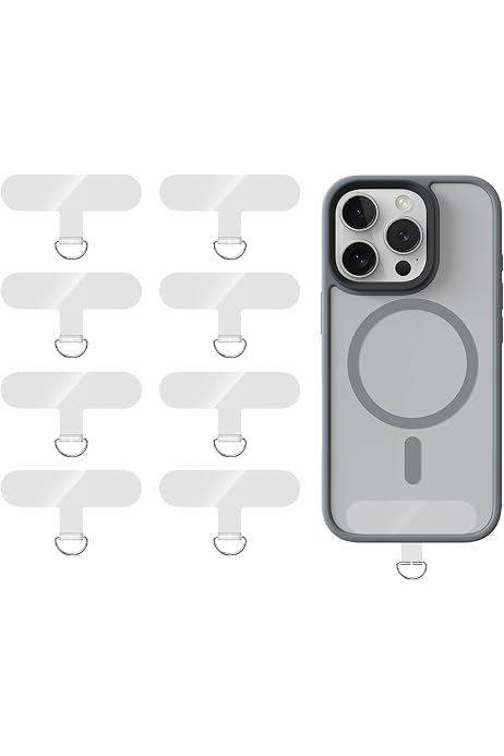 Patchs De Lanière Pour Téléphone – 2 Pièces En Acier Inoxydable, Universels, Ultra-fins, Sans Colle