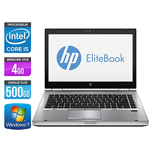 spécifications HP EliteBook 8470P - PC portable - 14'' - Gris (Intel Core i5-3360M / 2.80 GHz, 4 Go de RAM, Disque dur 500 Go, Graveur DVD, Webcam, Wifi, Windows 7 Professionnel)