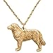 Produktbild Hovawart Hergestellt in U.K. Kunstvolle Hunde- Anhänger Sammlung (22 Karat Vergoldung / gold plattiert)