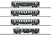 Produktbild Märklin 41354 Schnellzugwagen-Set Pfalz Personenwagen, Diverse