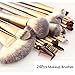 Makeup Brushes Set Millya 24Pcs Bamboo Handle Makeup Brushes Professional Essential Cosmetic Make Up Brush Set with Case