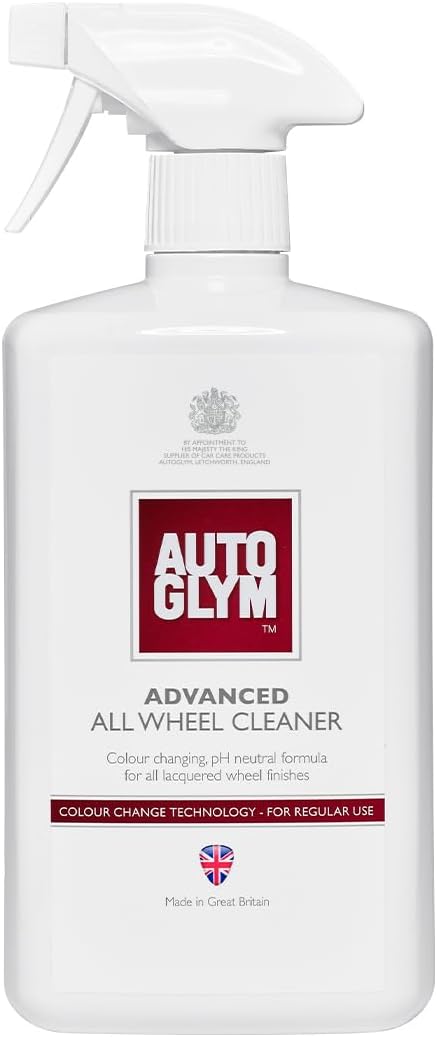 Autoglym Advanced All Wheel Cleaner,1L – Colour Change Technology Reacts With Brake Dust,pH Neutral Car Wheel Cleaner Spray and Alloy Wheel Cleaner Safe For All Wheel Types