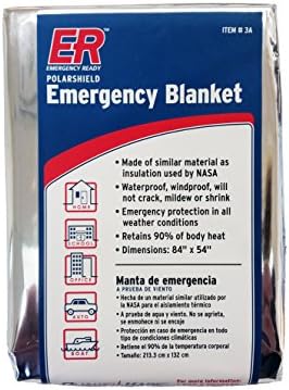 Quake Kare Emergency Thermal Blankets (4 Pack)