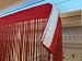Produktbild Schiebevorhang Flächenvorhang Fadenvorhang Gardine Fenster Türen 50 x 260 cm Rot