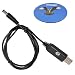 Produktbild HQRP Spannungswandlerkabel 5V USB zu DC 9V für Vtech 155505, 155555 Ordi-Tablet, 133865, 133845 Kindercomputer Genius X plus HQRP Untersetzer